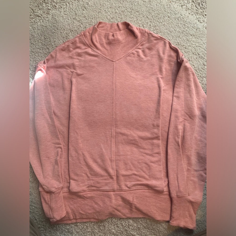 Athleta Sweatshirt Size Small Color Coral